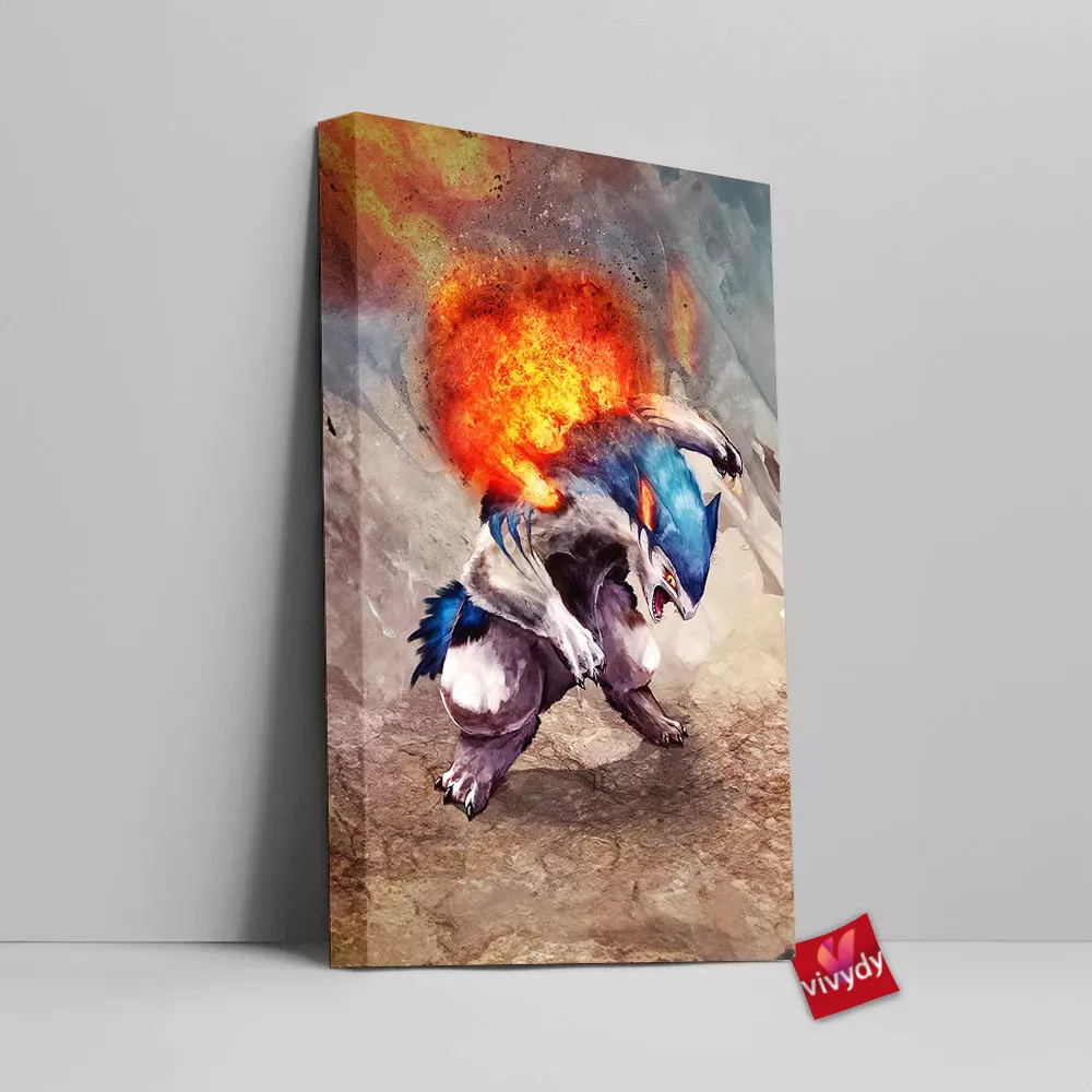 Typhlosion Canvas Wall Art