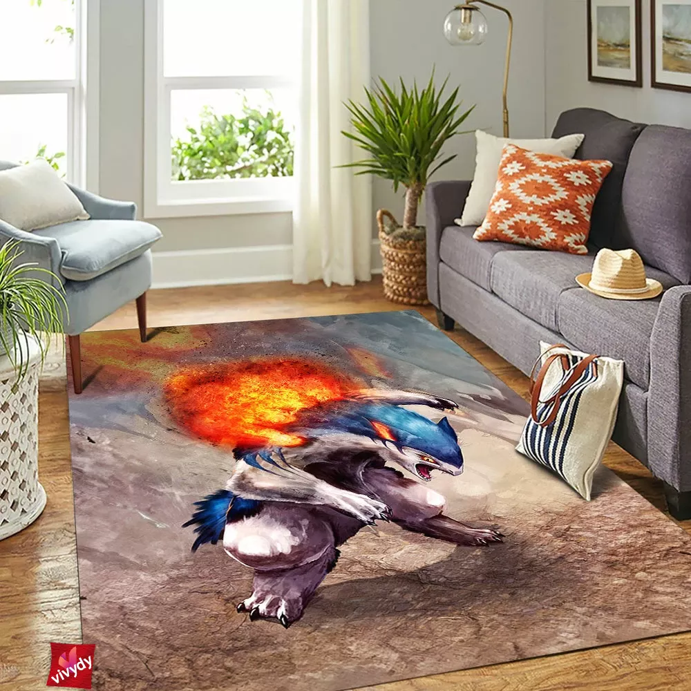 Typhlosion Rectangle Rug