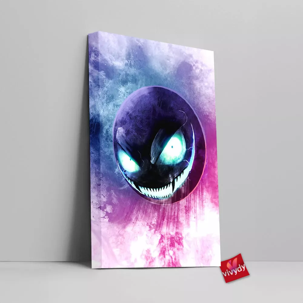 Gastly Canvas Wall Art