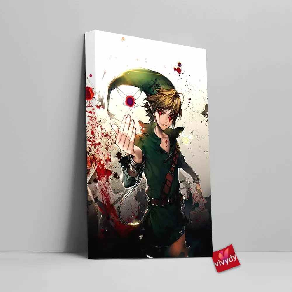 Zelda Link Canvas Wall Art