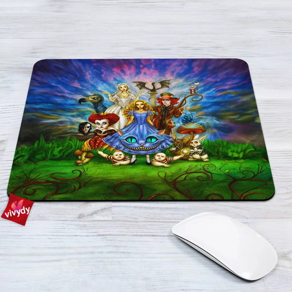 Alice In Wonderland Mouse Pad