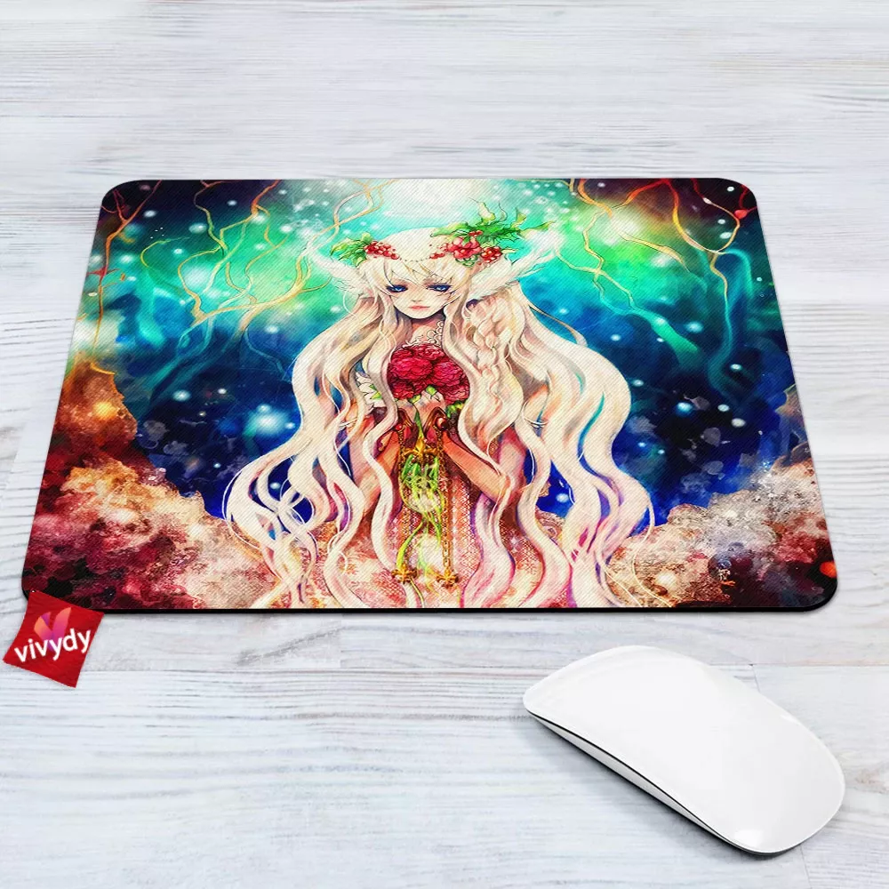 Anime Girl Mouse Pad