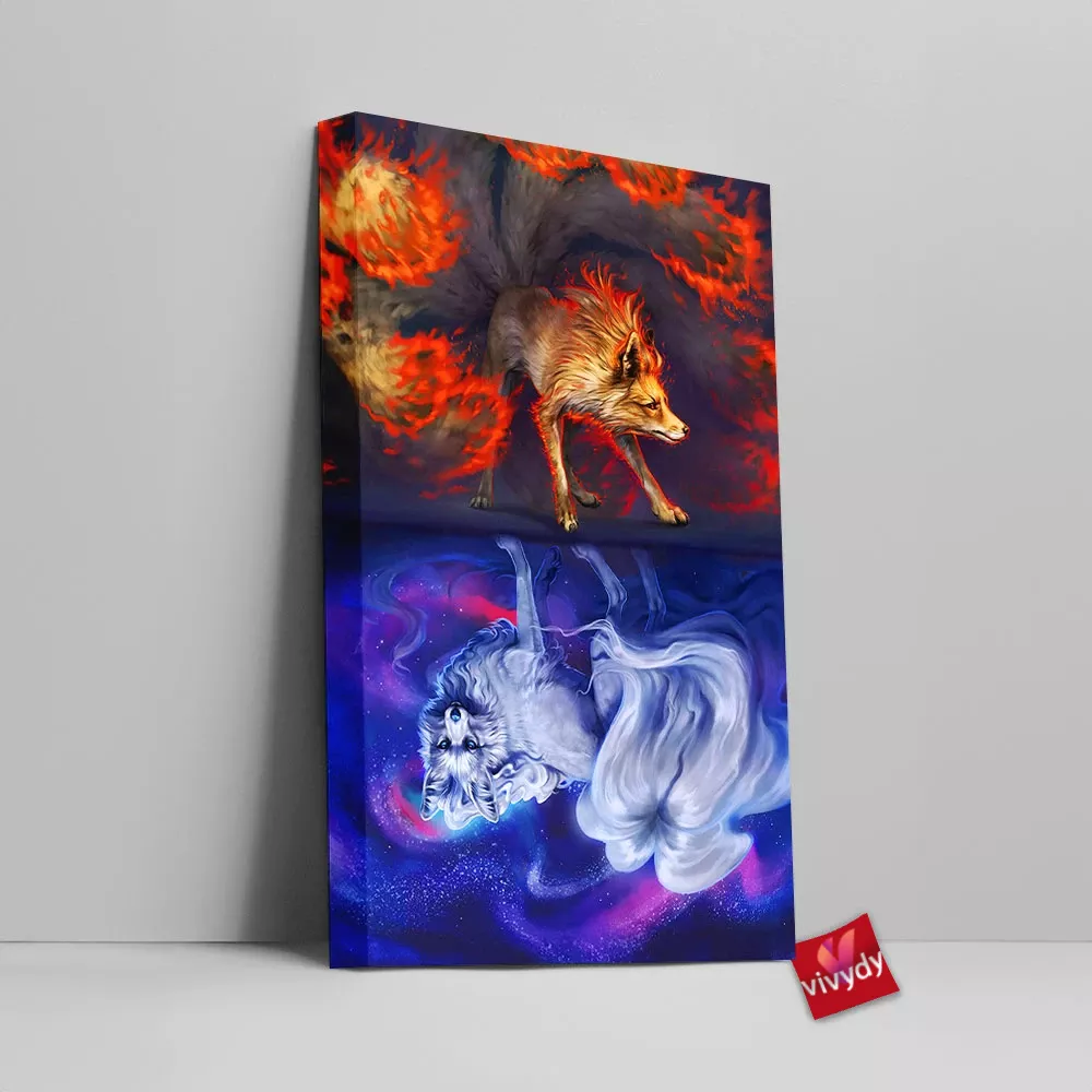 Pokemon Ninetales Canvas Wall Art