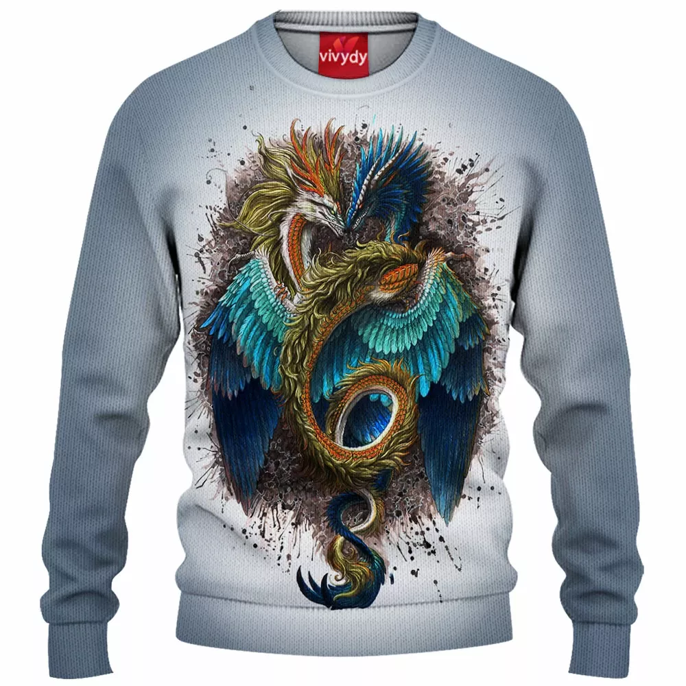 Dragons Knitted Sweater