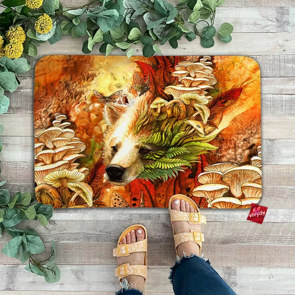 Autumn Spirit Bear Doormat