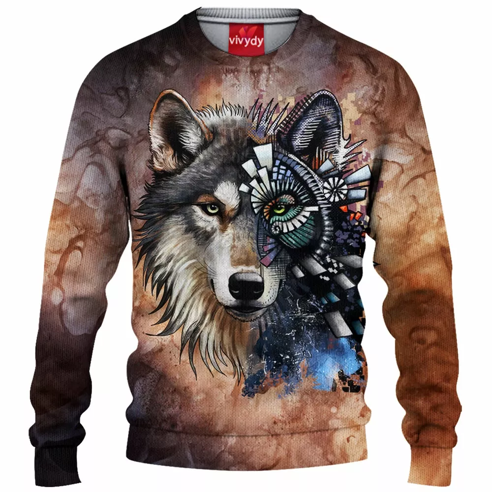 Save The Wolf Knitted Sweater