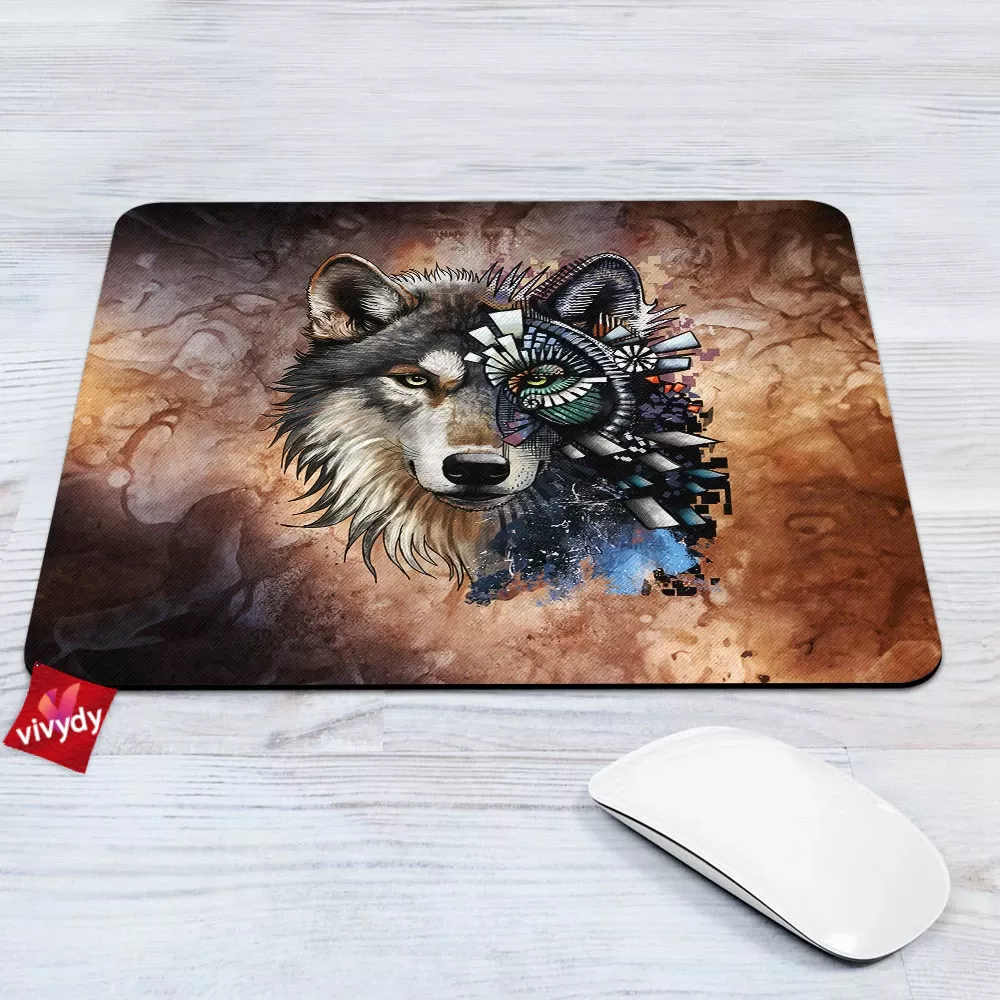 Save The Wolf Mouse Pad