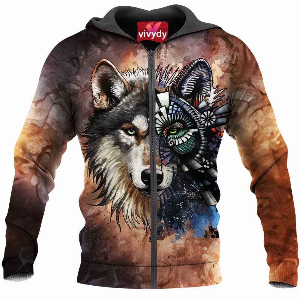 Save The Wolf Zip Hoodie