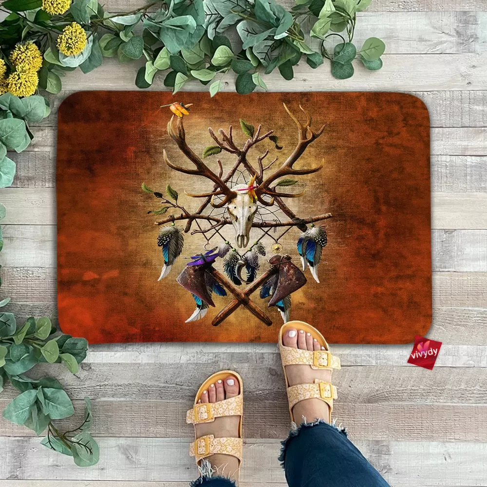 Native American Dreamcatcher V1 Doormat