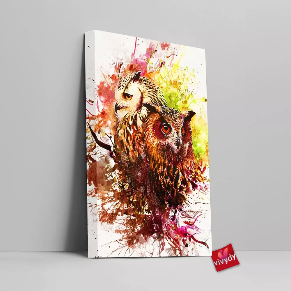 Owl Canvas Wall Art