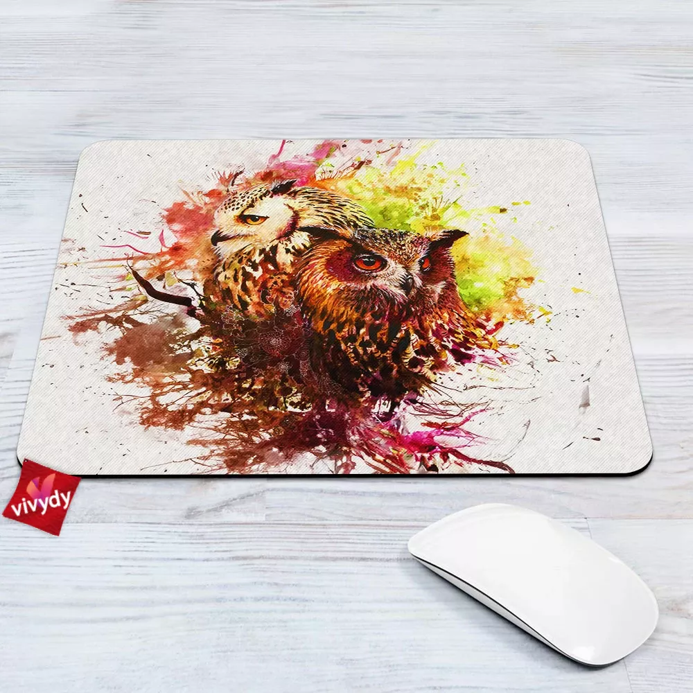 Owl Mouse Pad