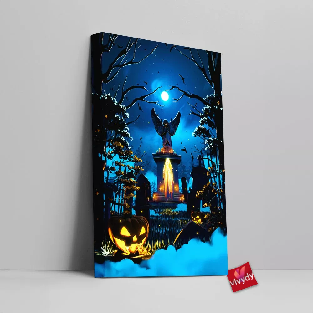 Happy Halloween Canvas Wall Art