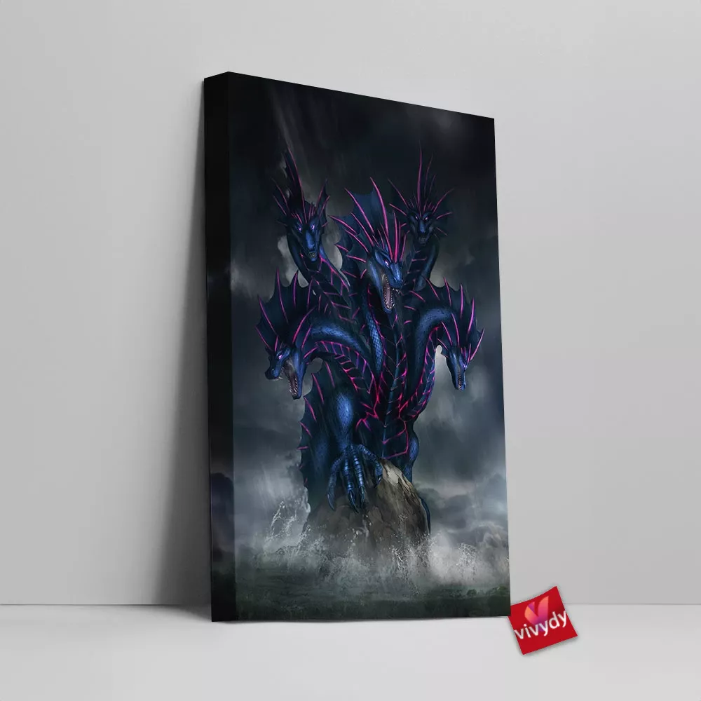 Storm Dragon Canvas Wall Art