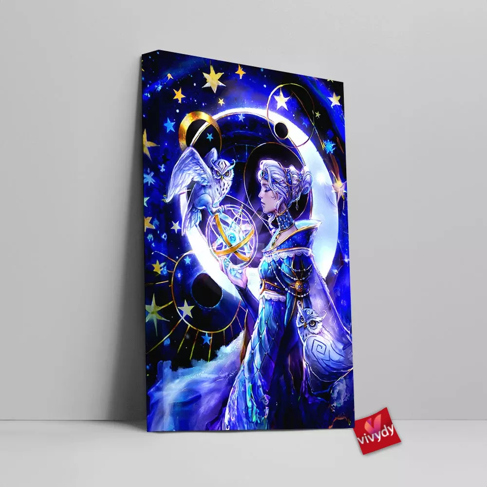 The Astrologist Canvas Wall Art