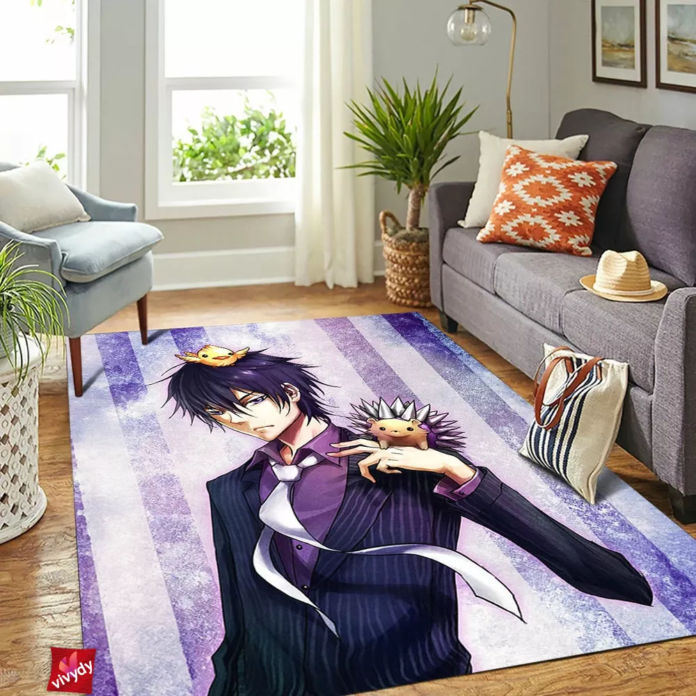 Hibari From Katekyo Hitman Reborn Rectangle Rug