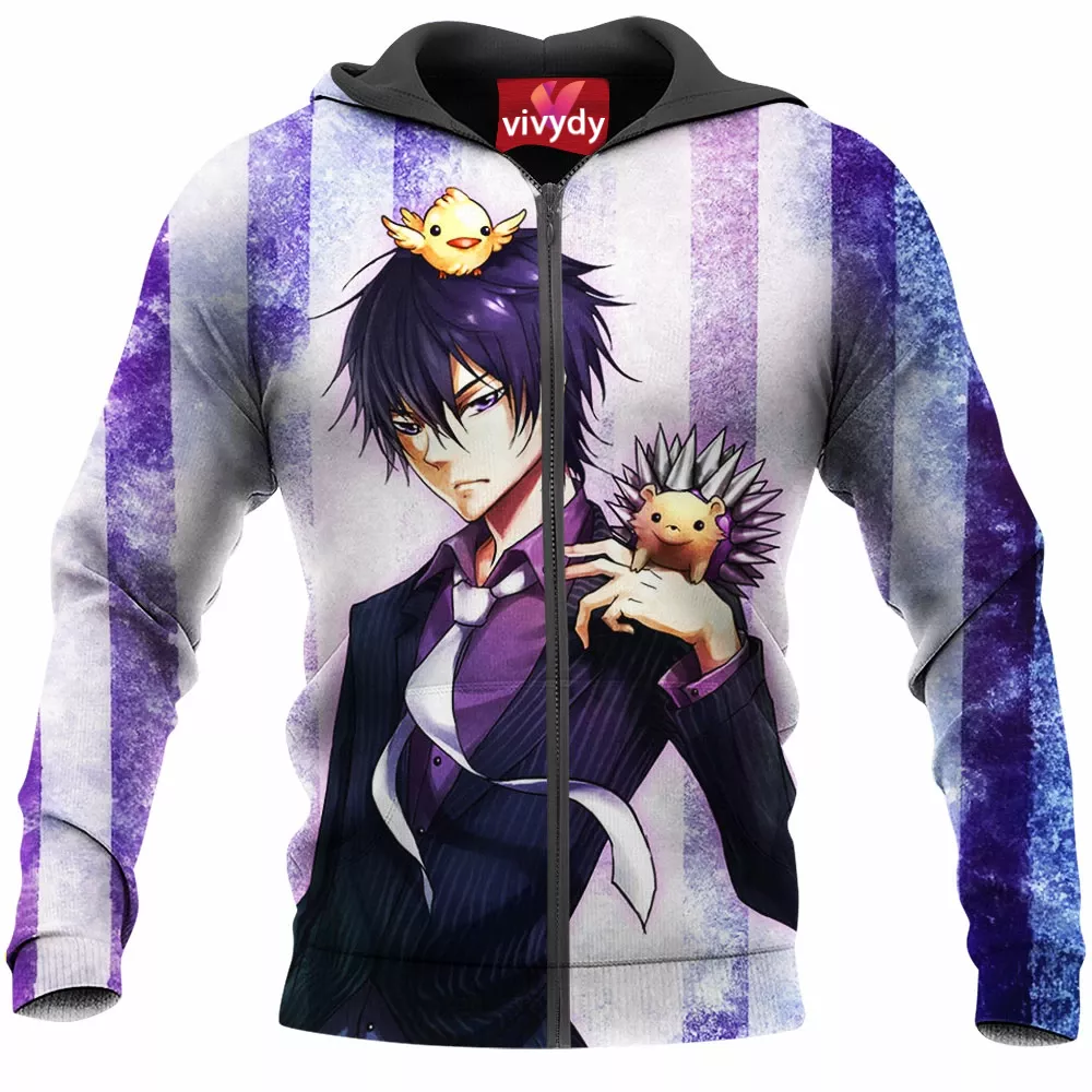 Hibari From Katekyo Hitman Reborn Zip Hoodie