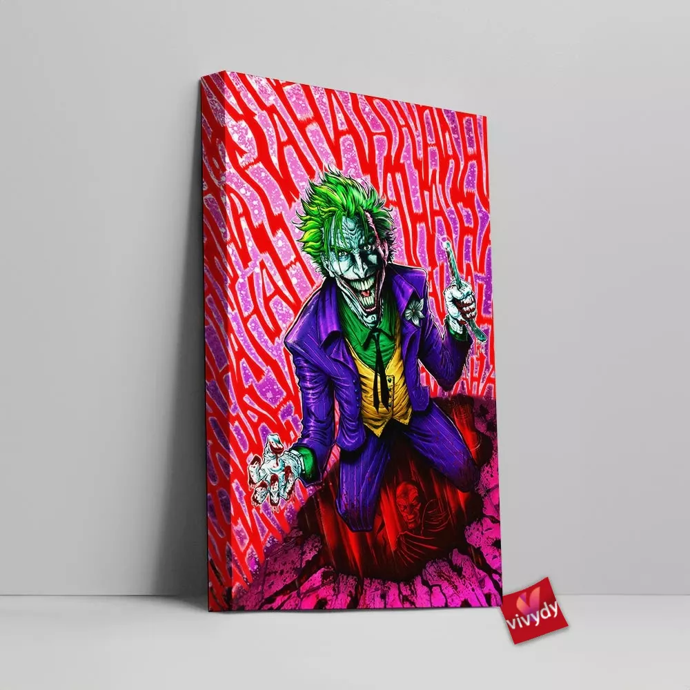 Joker Canvas Wall Art