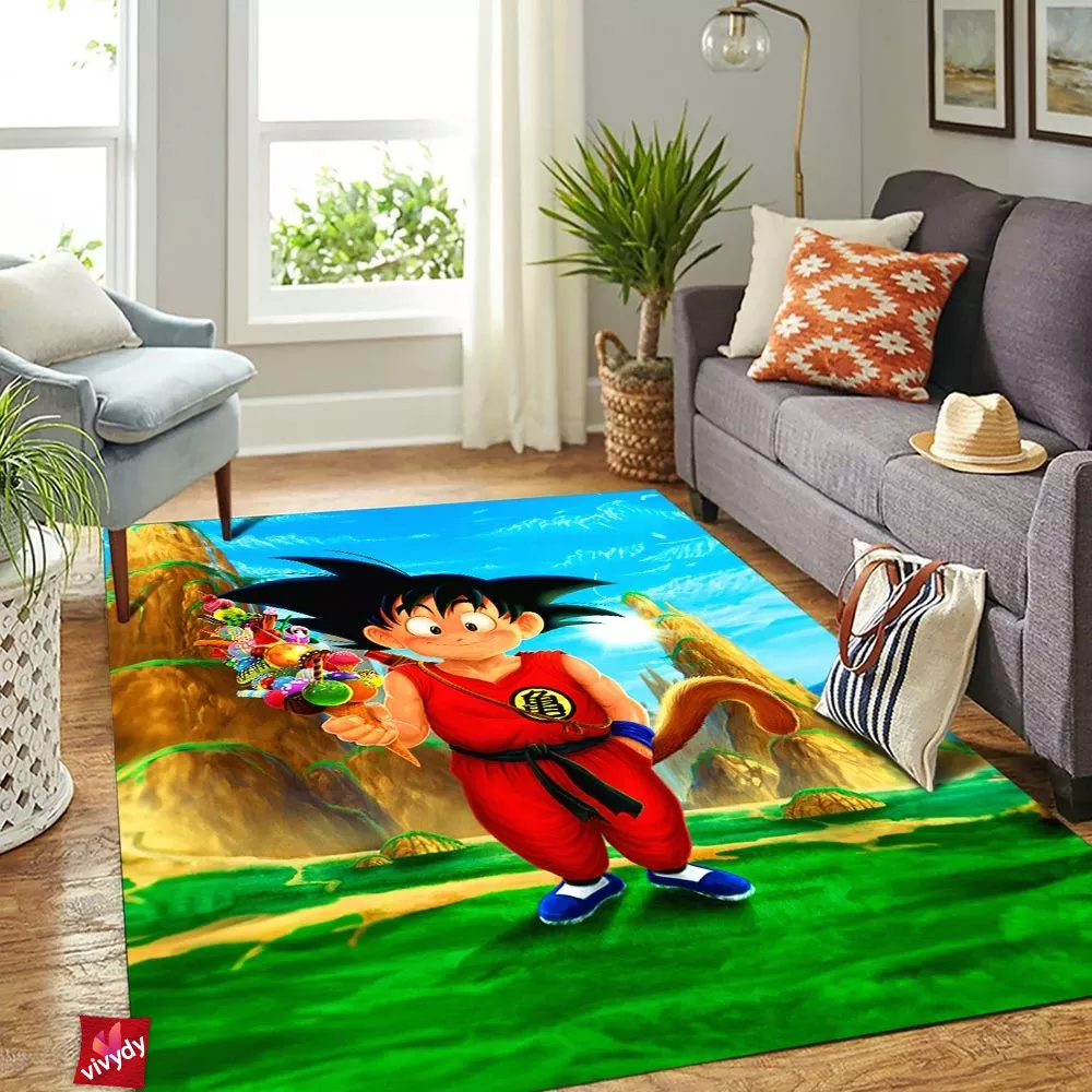 Son Goku Rectangle Rug