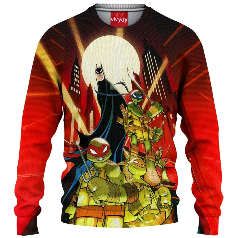 Batman TMNT Knitted Sweater