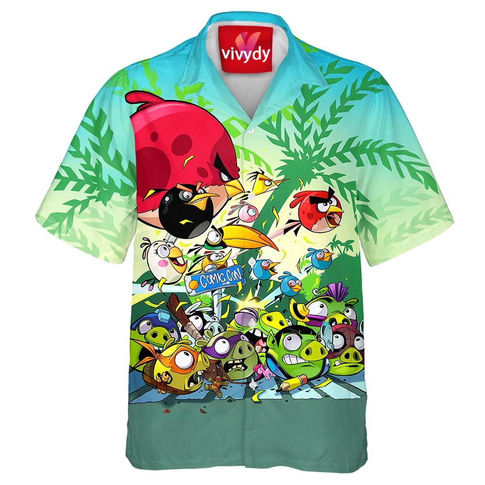 Angry Birds Hawaiian Shirt