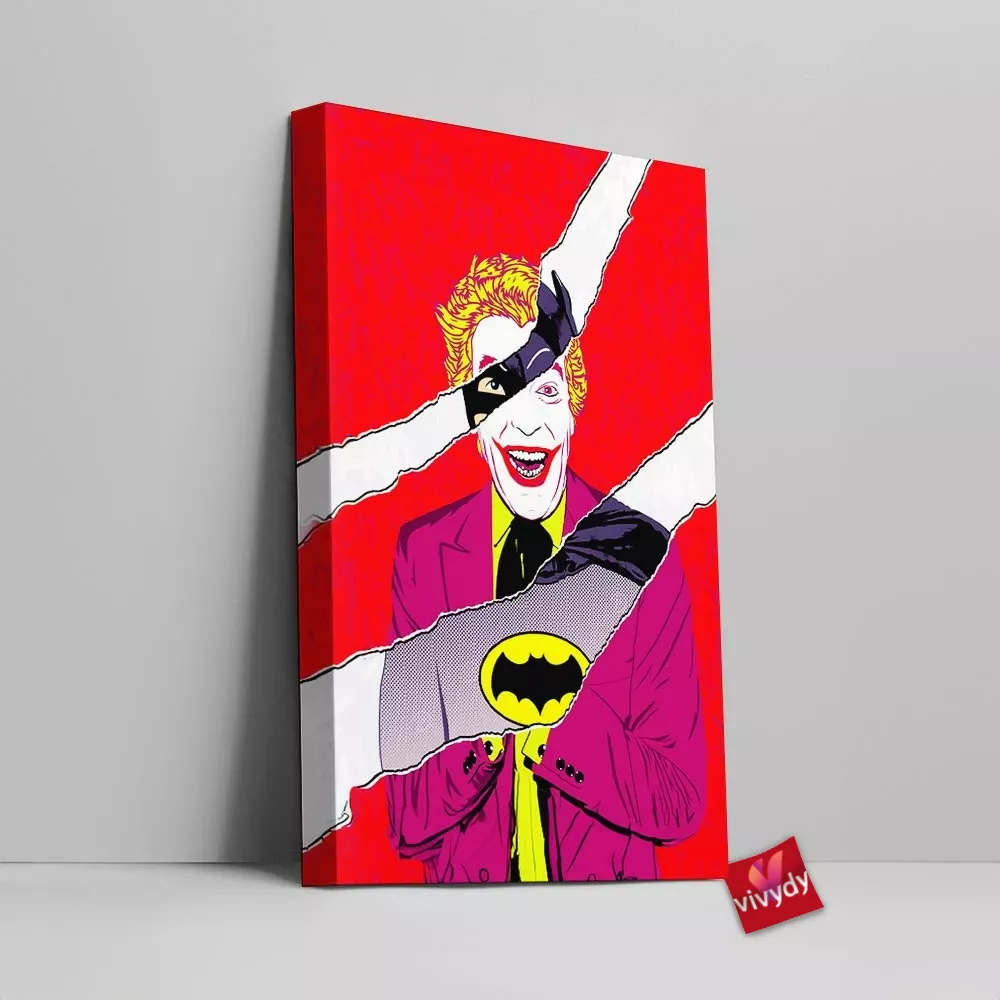 Joker Canvas Wall Art