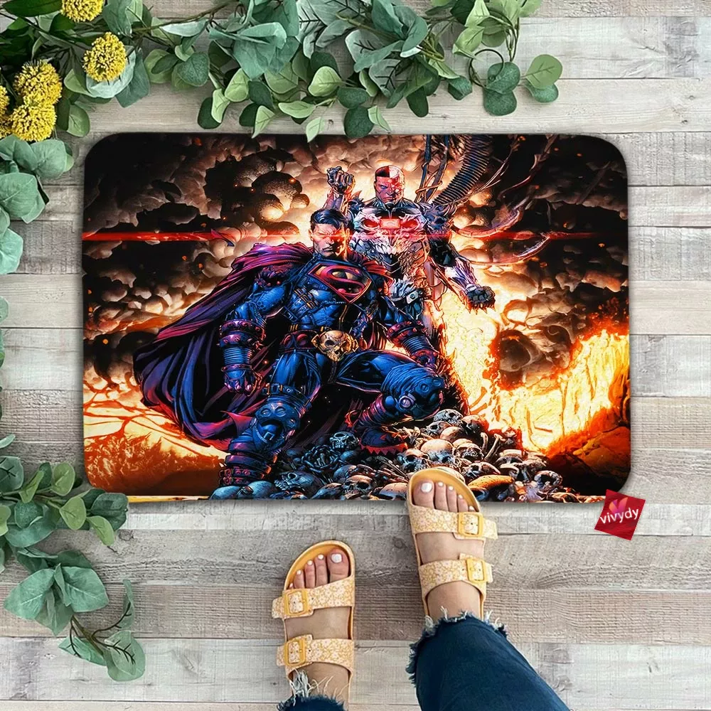 Superman Cyborg Doormat