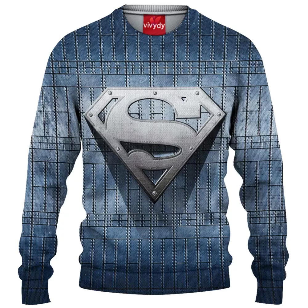 Superman Knitted Sweater