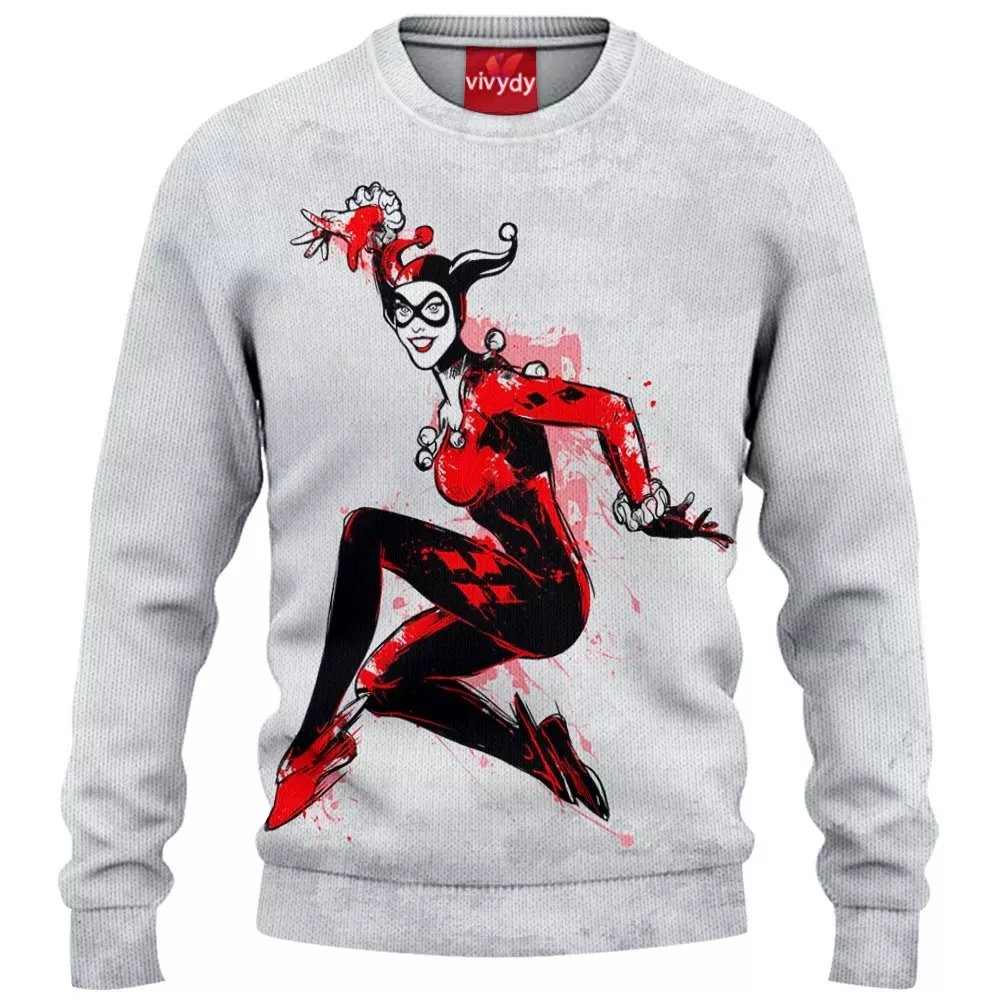 Harley Quinn Knitted Sweater