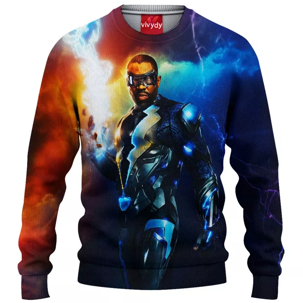 Black Lightning Knitted Sweater