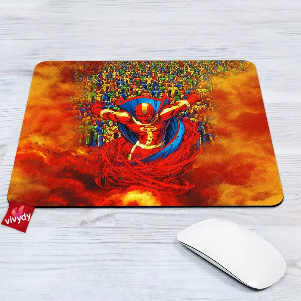 Red Tornado Comic Mouse Pad