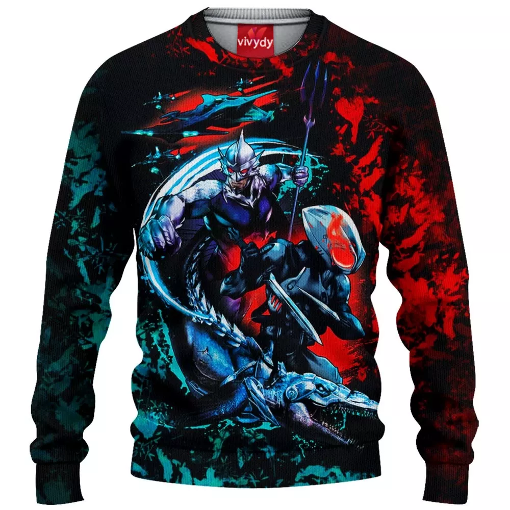 Black Manta Knitted Sweater