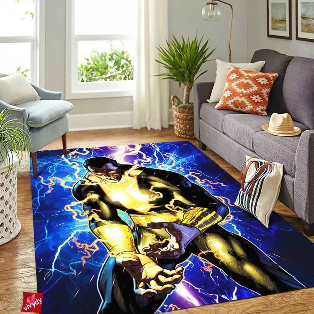 Black Adam Rectangle Rug