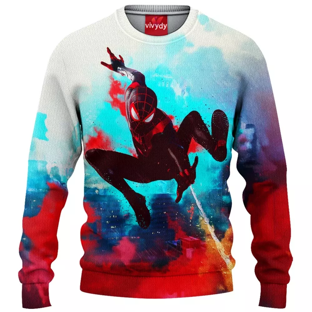 Miles Morales Knitted Sweater