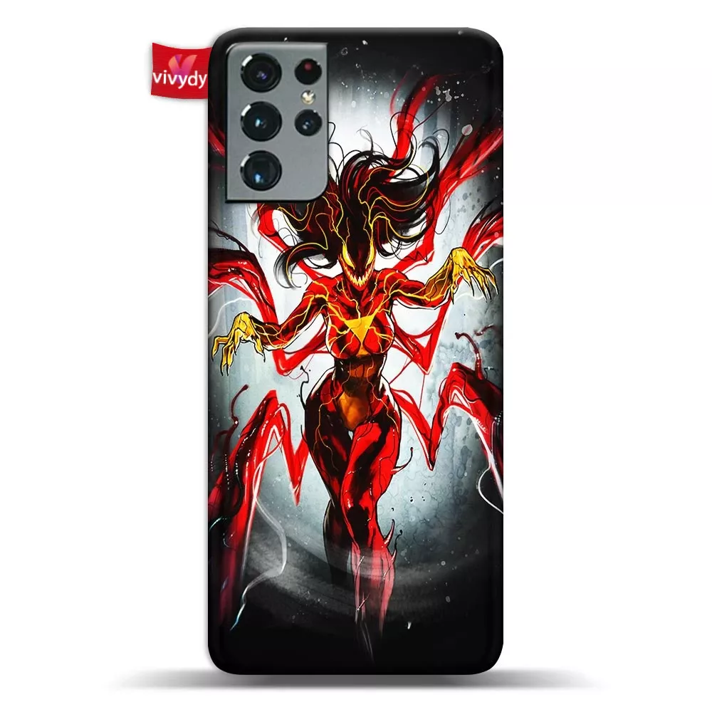 Carnage x Spider-Woman Phone Case Samsung