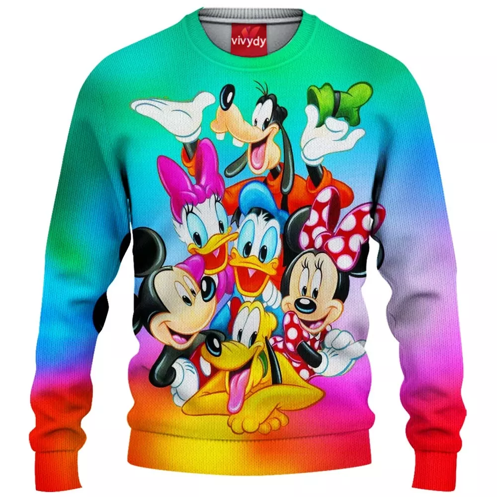 Animated Characters Knitted Sweater