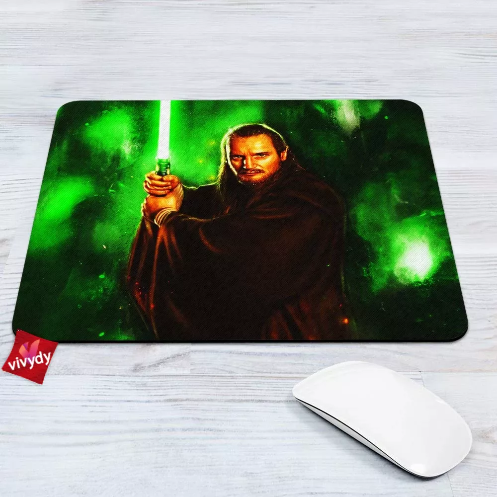 Qui-Gon Jinn Star War Movie Comic Mouse Pad