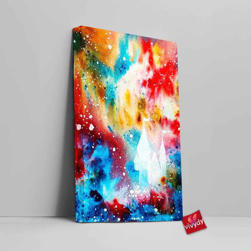 In A Far Off Galaxy Canvas Wall Art