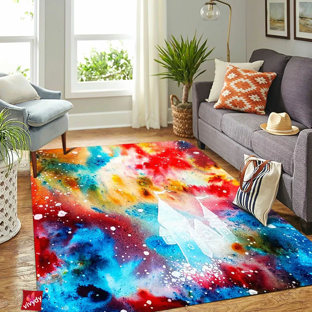 In A Far Off Galaxy Rectangle Rug