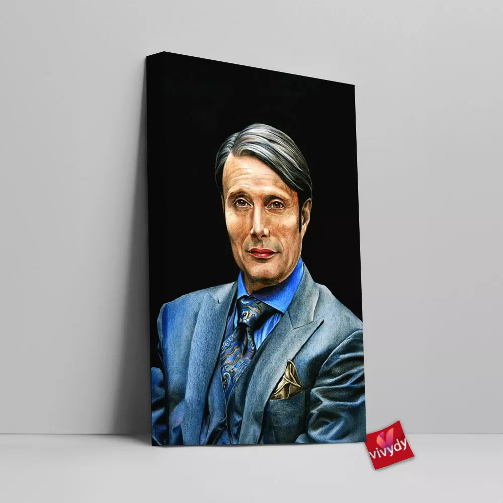 Mads Mikkelsen Canvas Wall Art