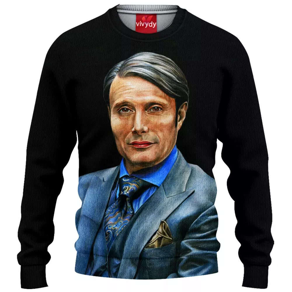 Mads Mikkelsen Knitted Sweater