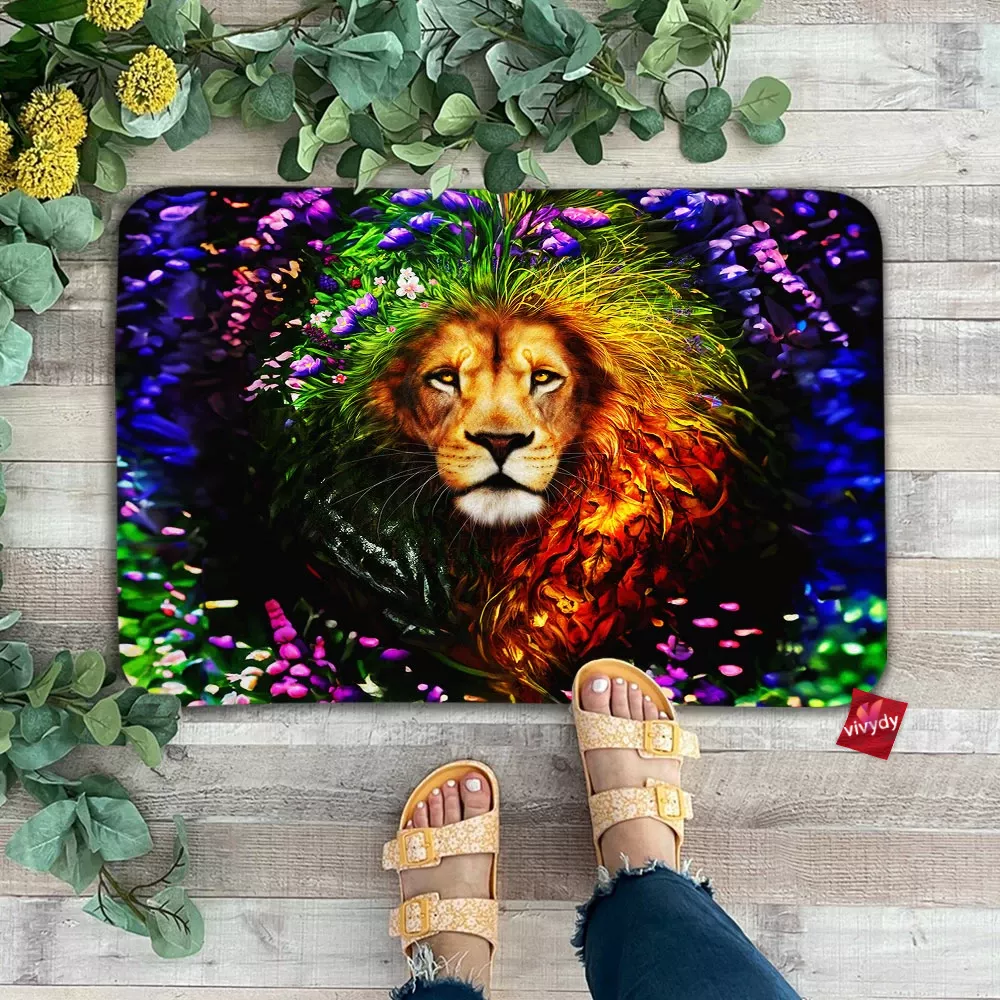 Spirit Of The Seasons Lion Doormat