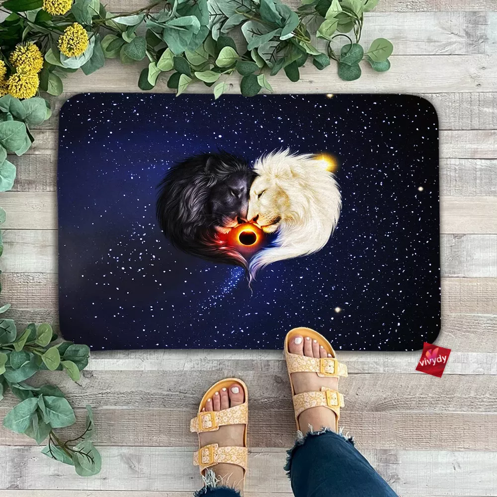 Yin Yang Lion Doormat