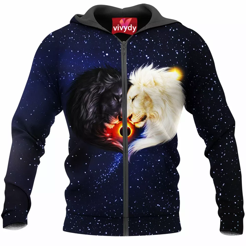 Yin Yang Lion Zip Hoodie