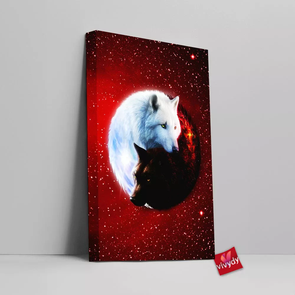 Wolf Mates Canvas Wall Art