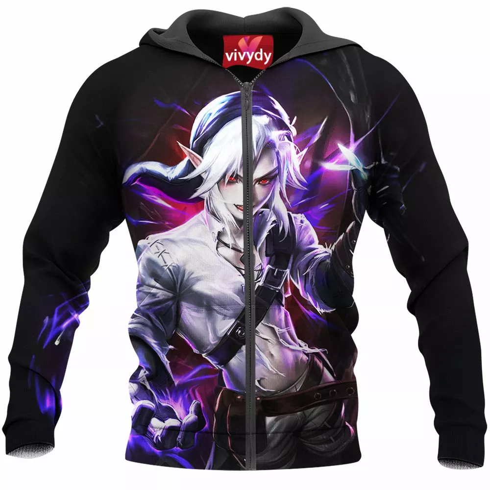 Dark Link Zelda Zip Hoodie