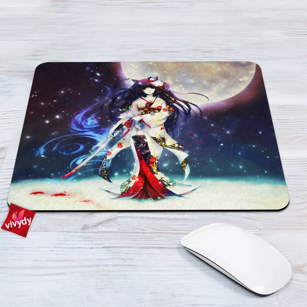 Anime Girl Mouse Pad