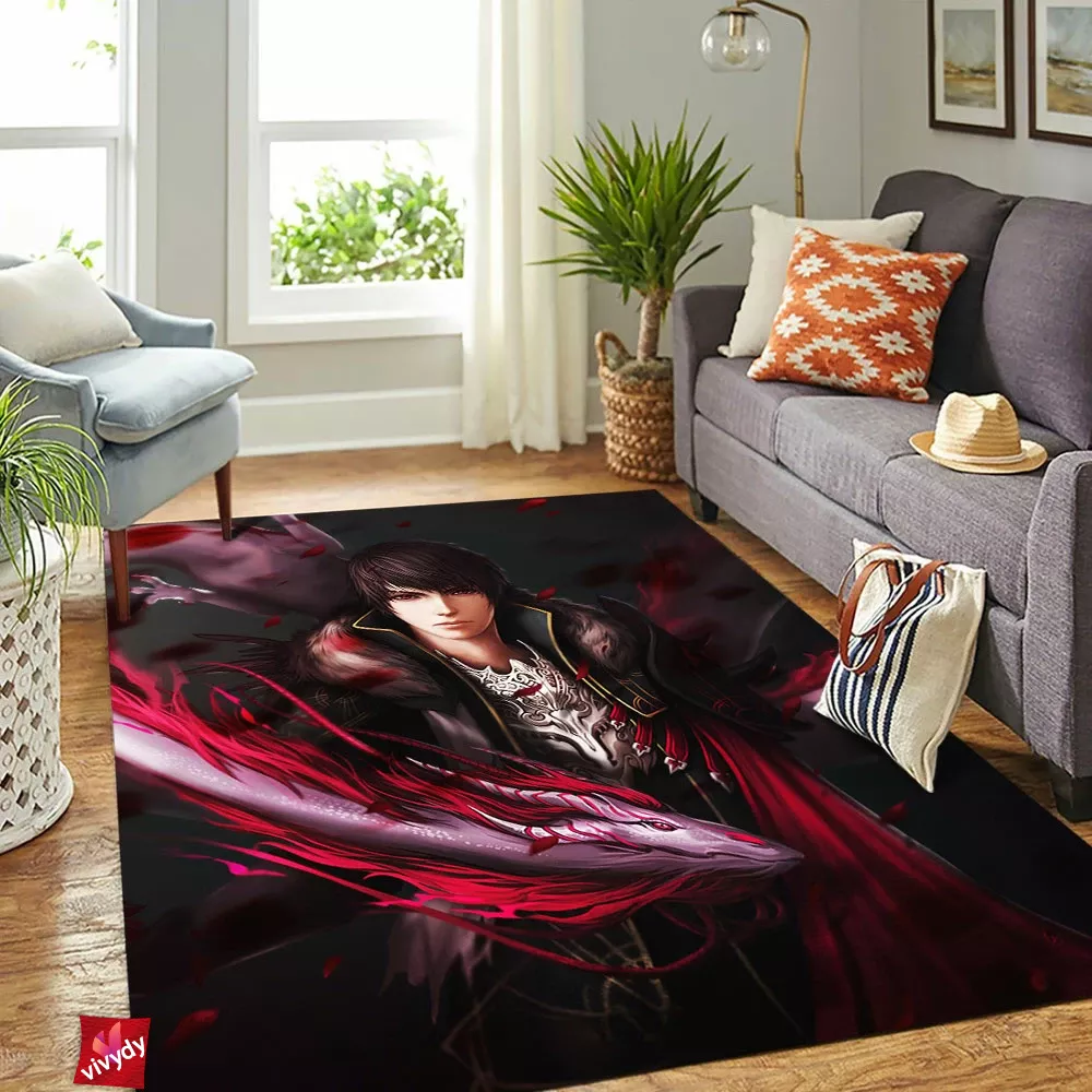 Dragon Knight Rectangle Rug