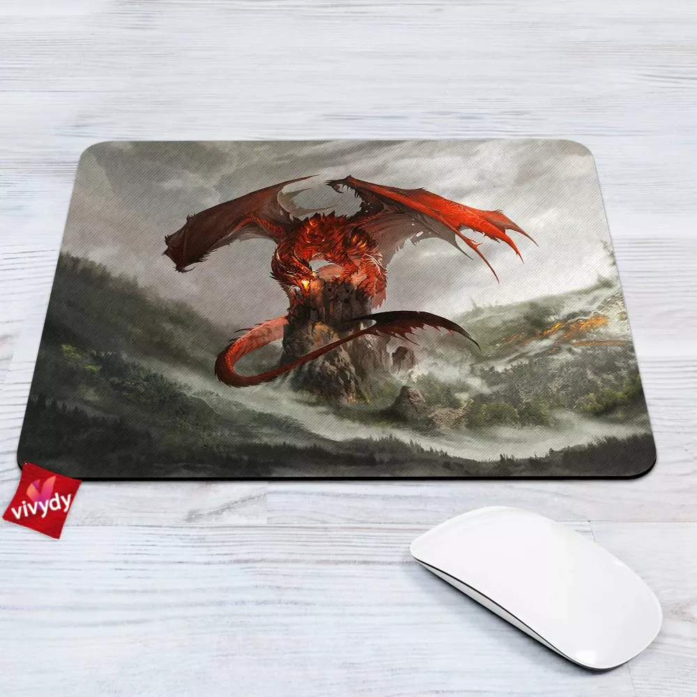 Red Dragon Mouse Pad