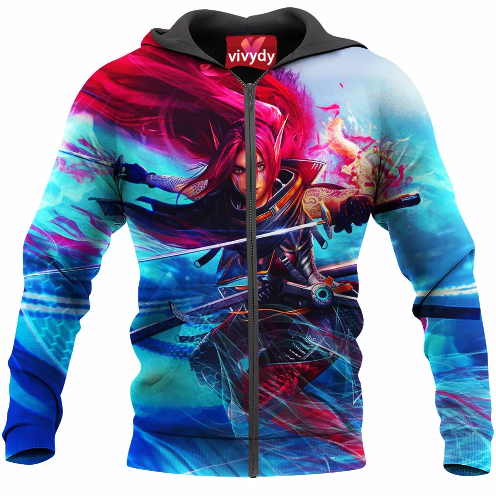 Shadowrun Zip Hoodie