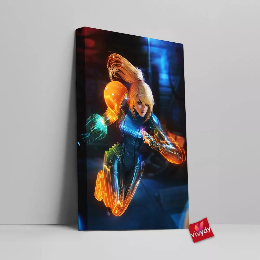 Samus Aran Canvas Wall Art